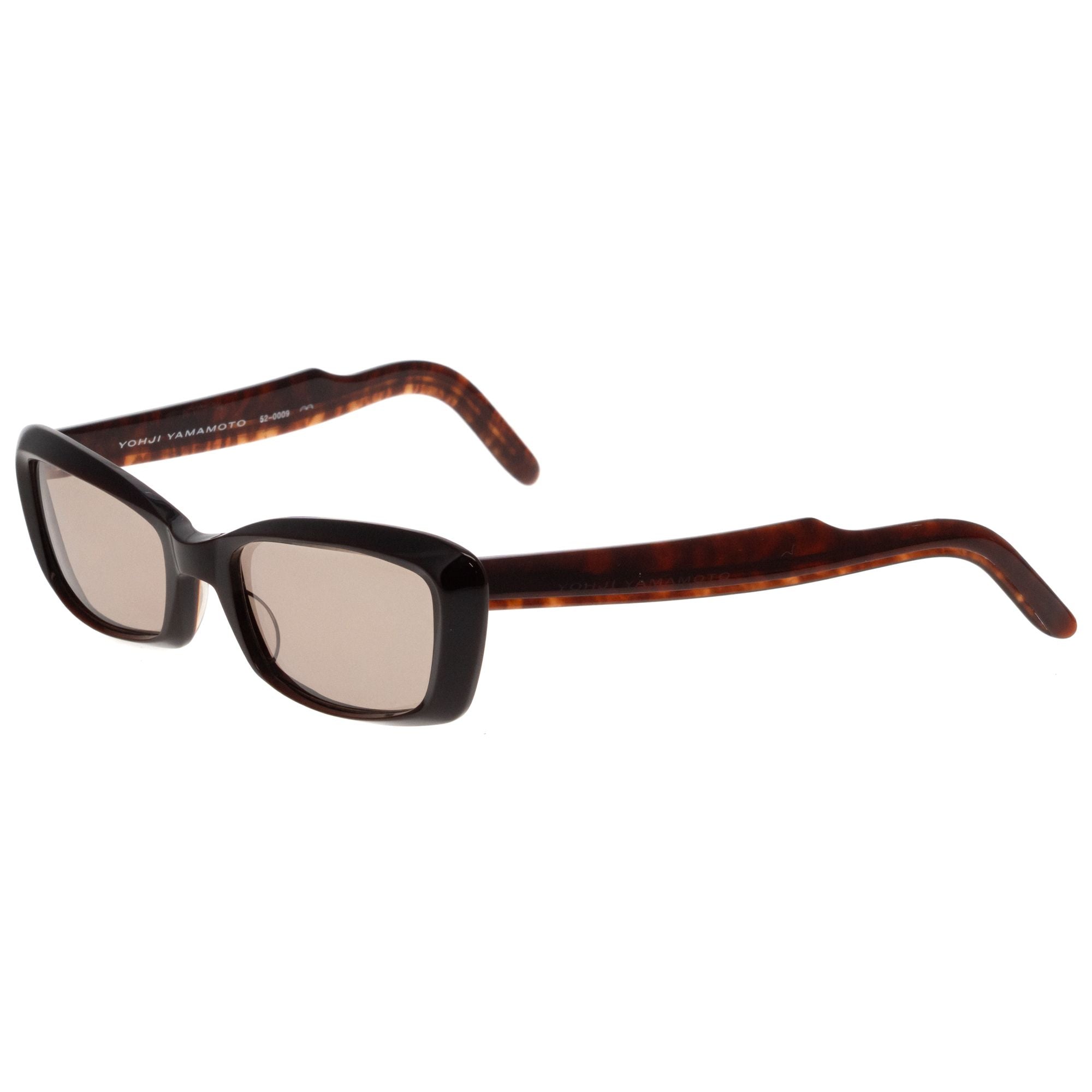 054 ヴィンテージ 鼈甲　鏡 Yohji Yamamoto 52 0009 1 – Vintage Frames Company