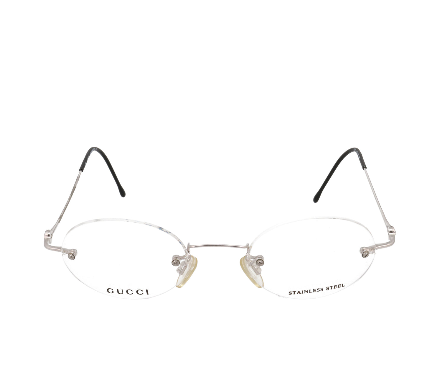 Silver Black Clear Rimless - Main Image