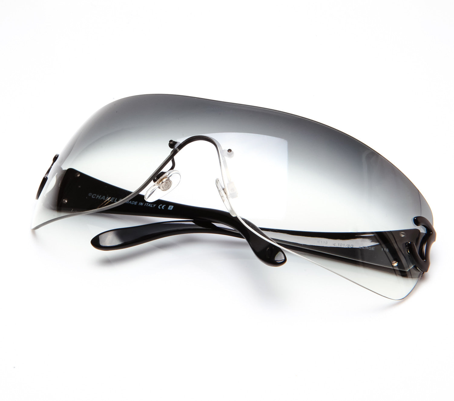 Sunglasses: Shield Sunglasses, acetate — Fashion | CHANEL