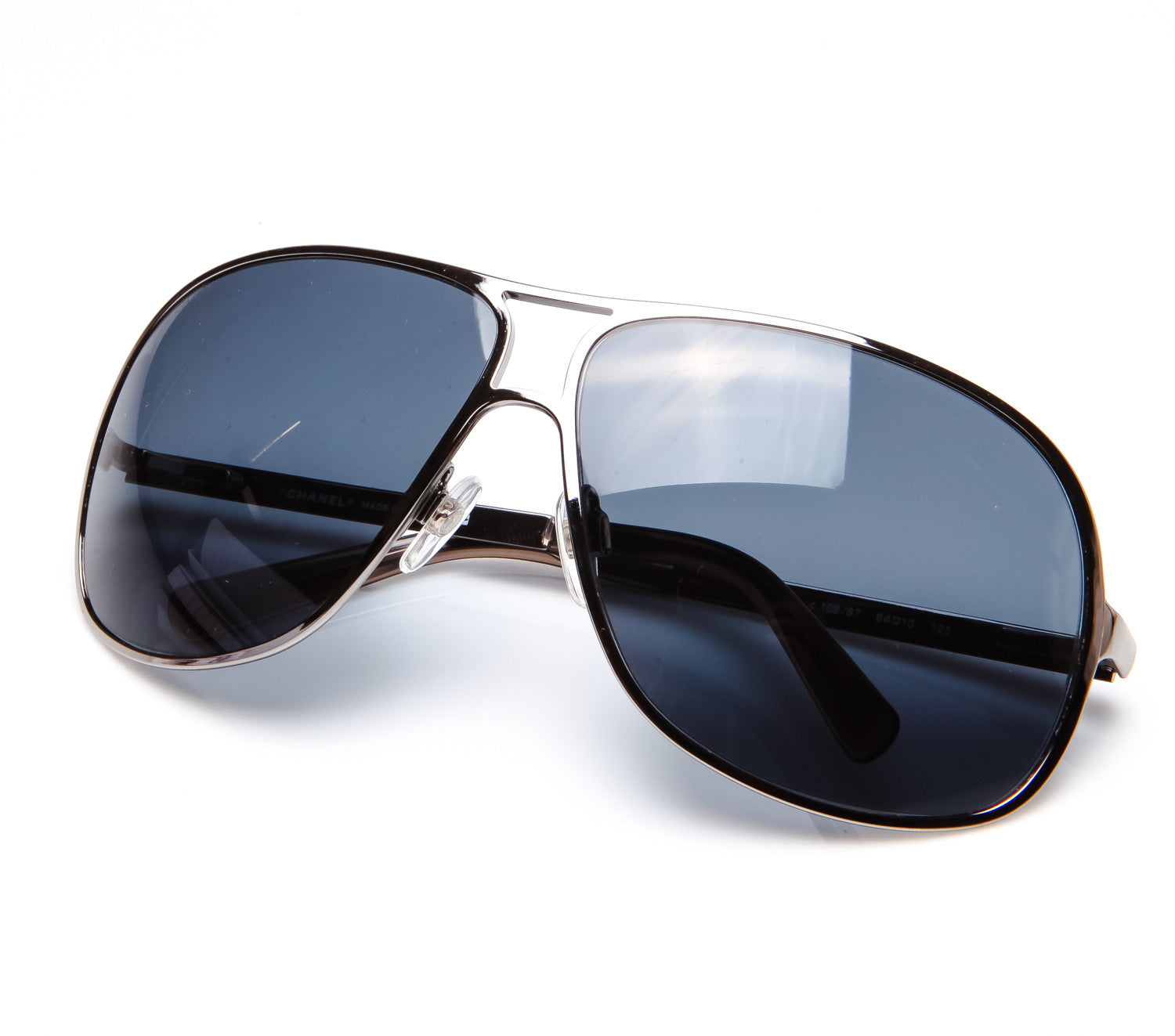 CHANEL Sunglasses CC Aviators Rimless - Chelsea Vintage Couture