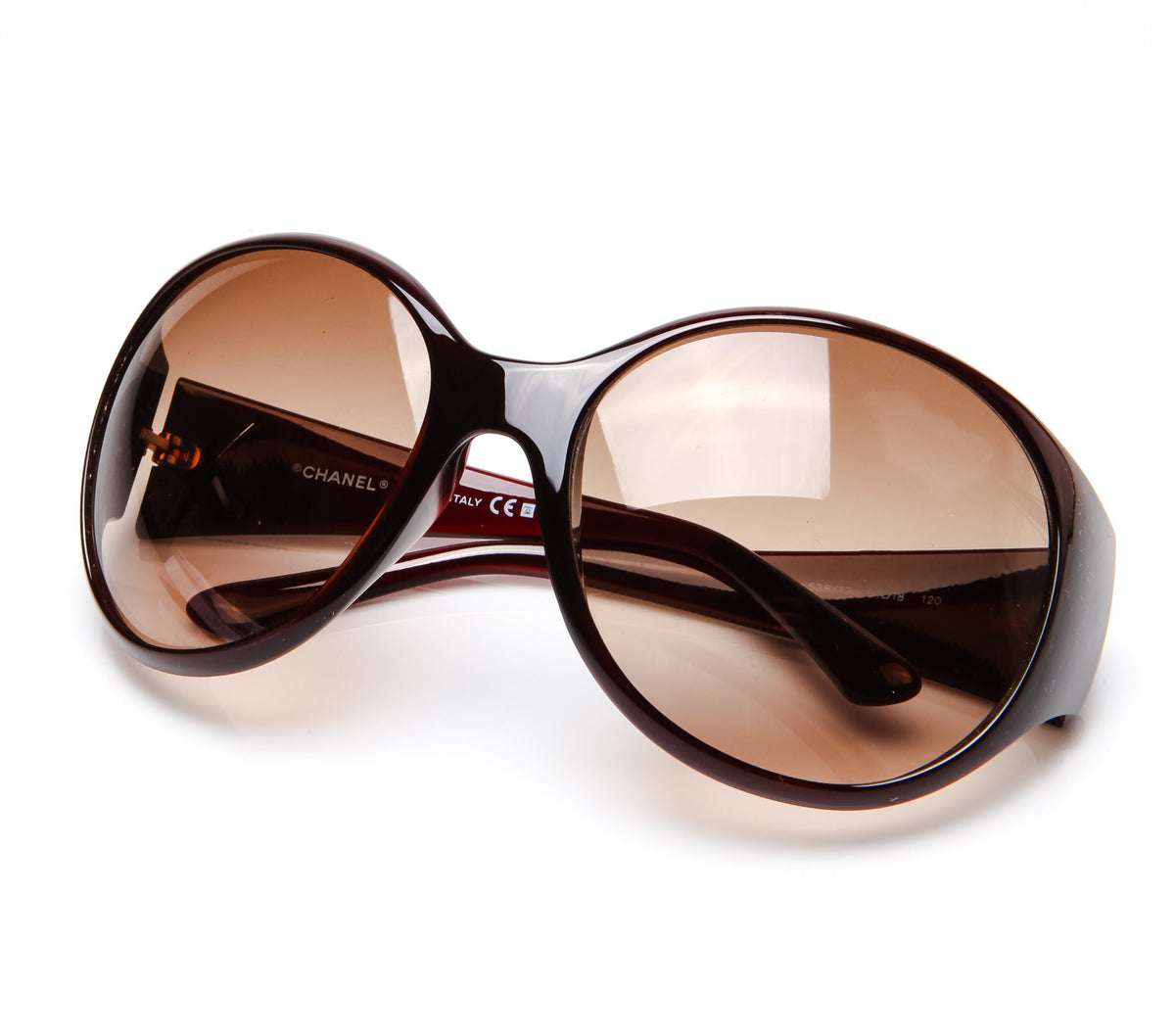 Chanel Sunglasses C5 Brown Eyewear Chanel Sunglasses 5325 c.1416/S5 Brown Gray Large Square  main image 2