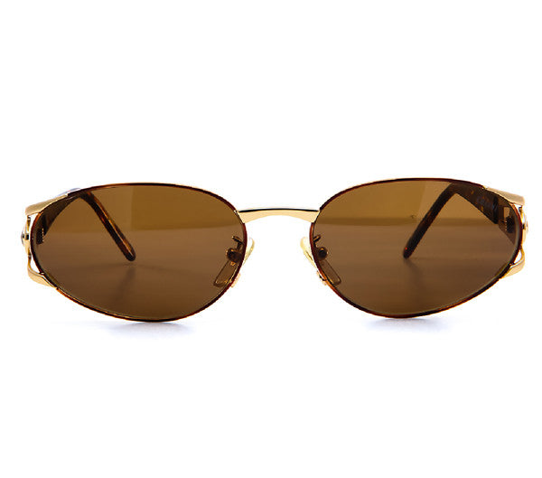 Lunettes Vintage DIANE VON FURSTENBERG - Montures Grandes Brume Marron - Années 1970