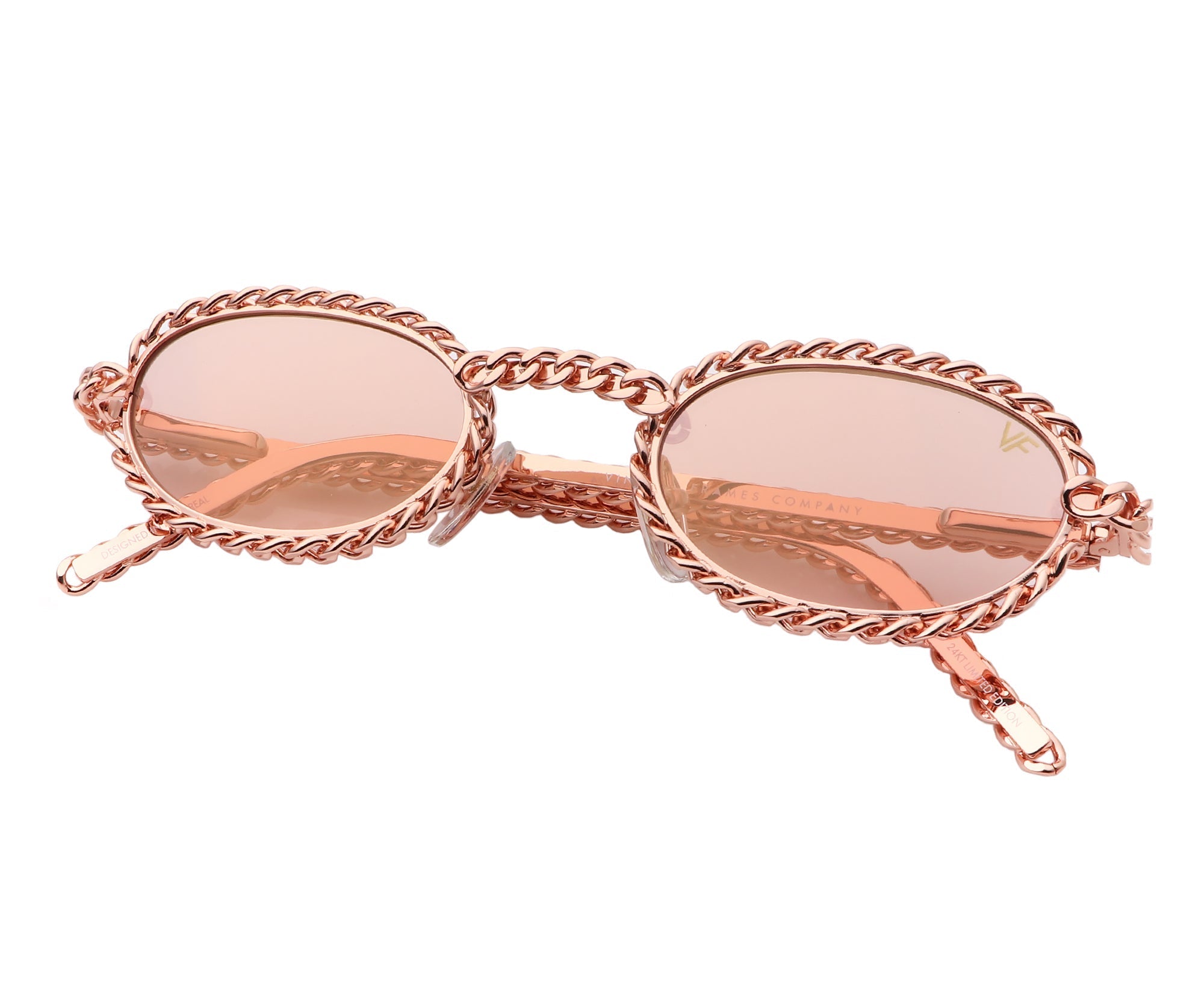 Vintage Frames Full Cuban Sunglasses | Dusty Rose | Os | The Webster