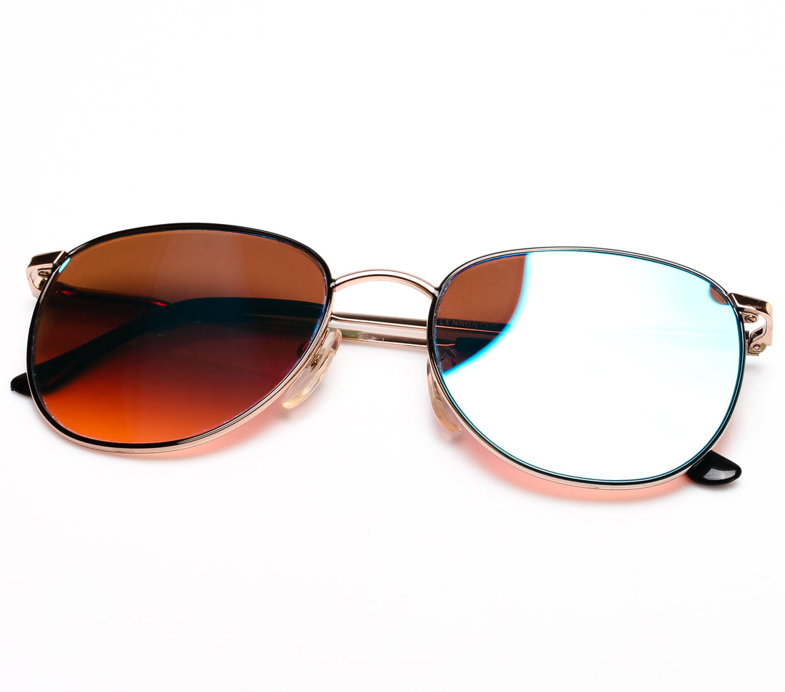 Lennon 10 C3 (Blue Peach Multi Flash Flat Lens)