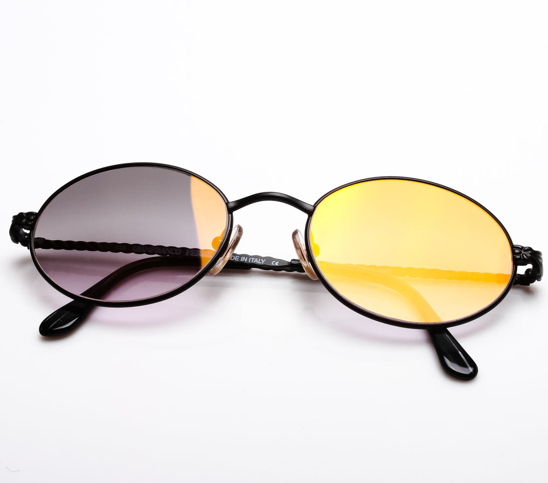 Gianfranco Ferre GFF 238 4MF (Black Pink Flash Gold Flat Lens)