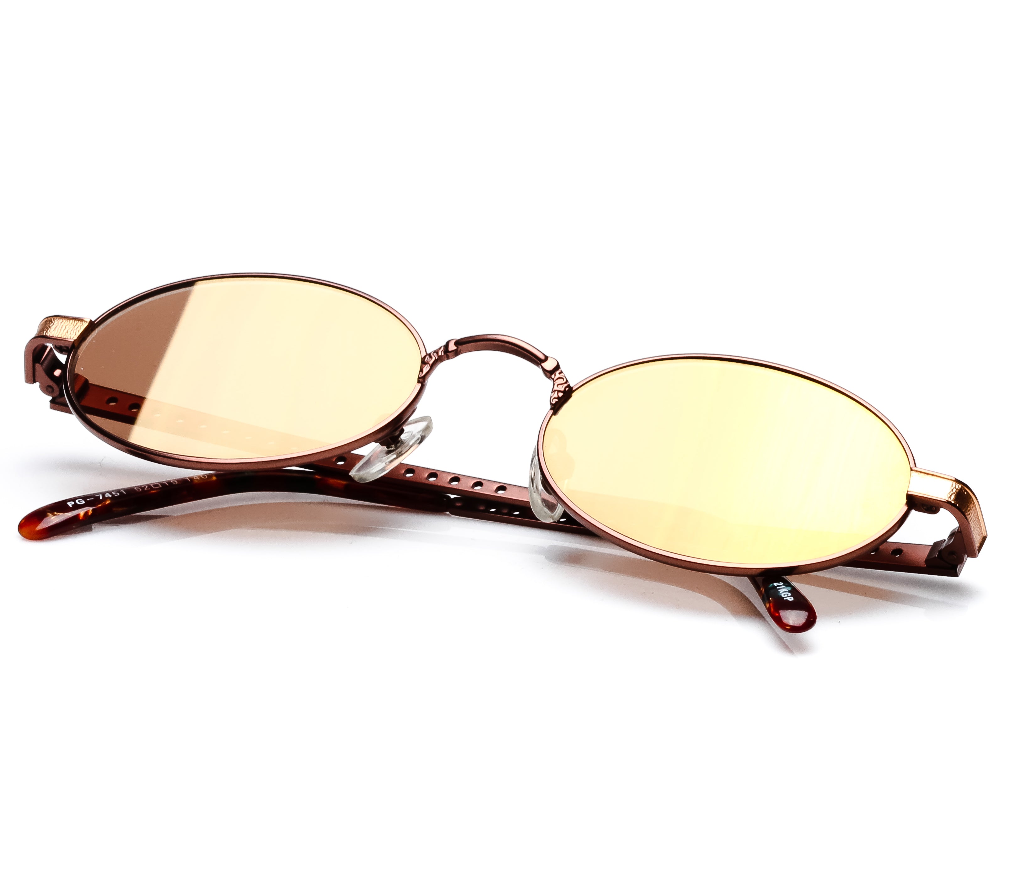 Paolo Gucci 7451 (Brown Flash Gold) – Vintage Frames Company