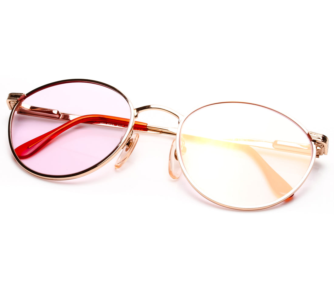 VF by Vintage Frames Miami Vice 4 (Baby Pink Flash Gold Flat Lens) Thumbnail