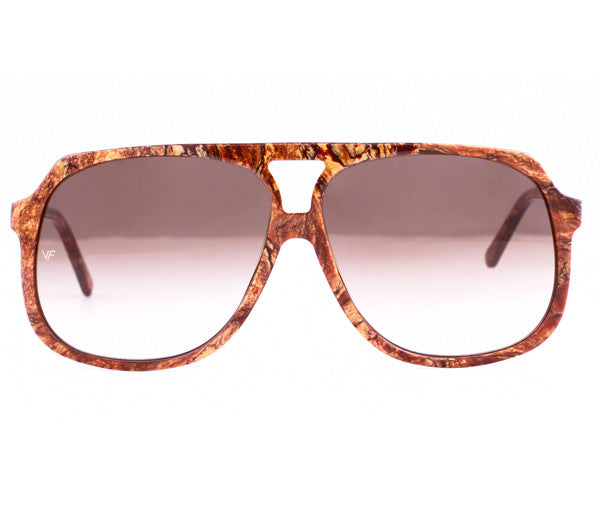 Vintage Frames by Corey Shapiro Le Maniac Burlwood Brown – Vintage