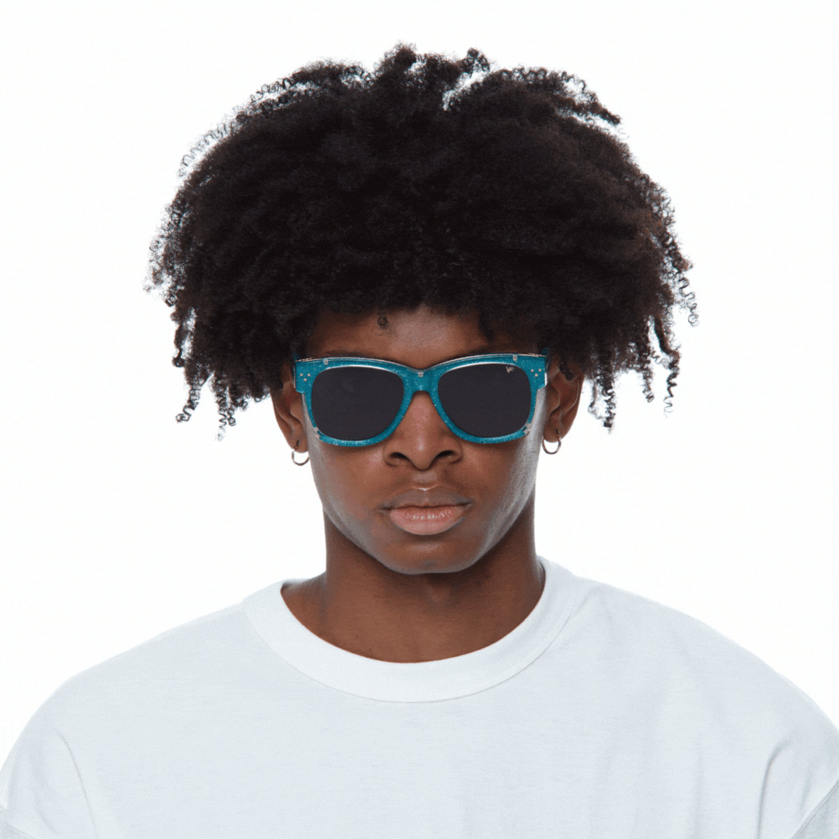 Naked Billionaire Blue Translucent Vintage Frames Company
