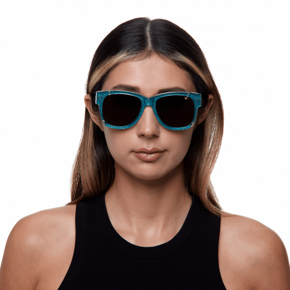 Naked Billionaire Blue Translucent Vintage Frames Company