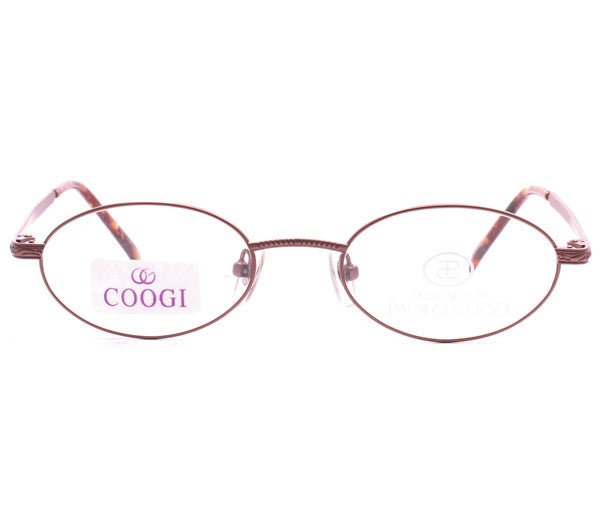 Vintage Paolo Gucci 7441 21k Gold Plated Sunglasses Front