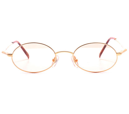 Vintage Paolo Gucci 7454 21k Gold Plated Sunglasses Front