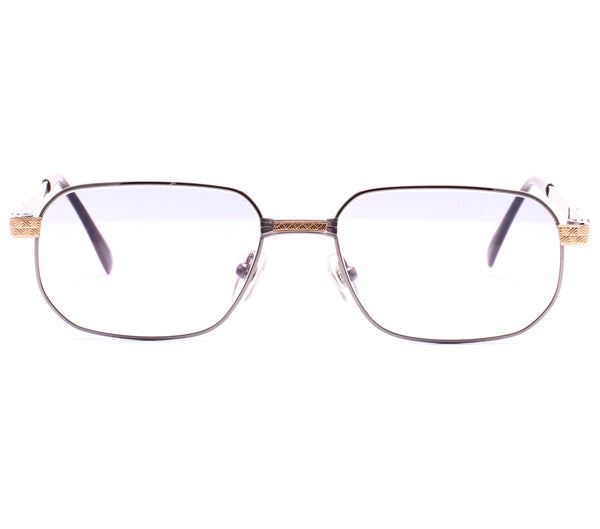 Vintage Paolo Gucci 8111 H1N1 21k Gold Plated Sunglasses Front