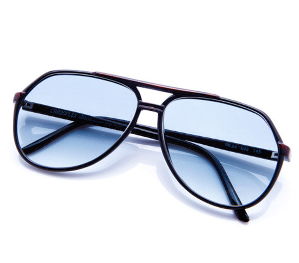 VF by Vintage Frames Deniro (Flash Blue Flat Lens)