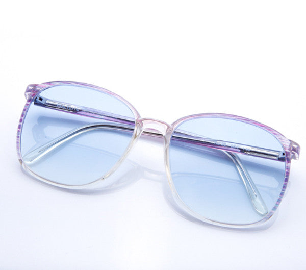 VF by Vintage Frames Eve (Flash Light Blue Flat Lens)