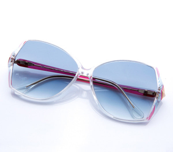 VF by Vintage Frames Paris (Flash Dark Blue Gradient Flat Lens)