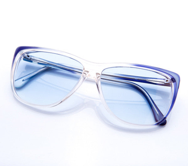 VF by Vintage Frames Jenna (Flash Light Blue Flat Lens)