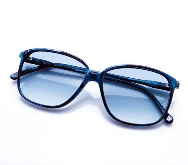 VF by Vintage Frames Rocky (Flash Dark Blue Flat Lens)