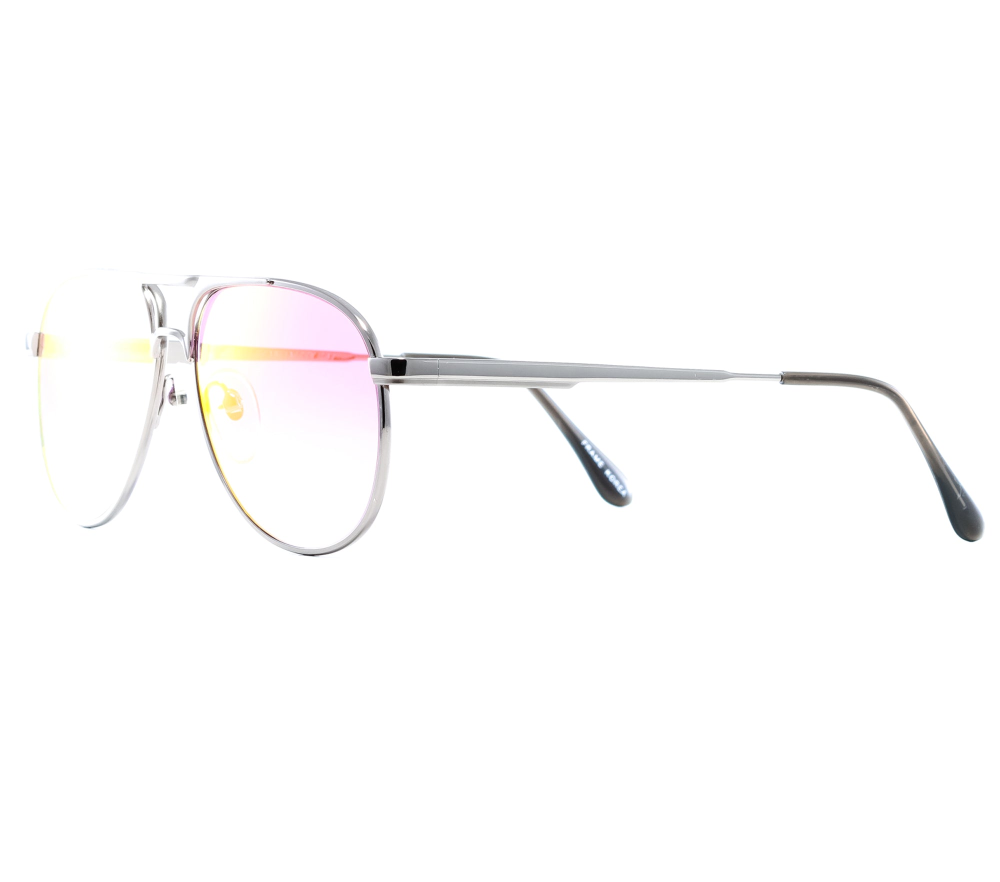 VF by Vintage Frames Grand Master Snatch Drip Platinum (Candy Pink Gradient Yellow Multi Lens) Side