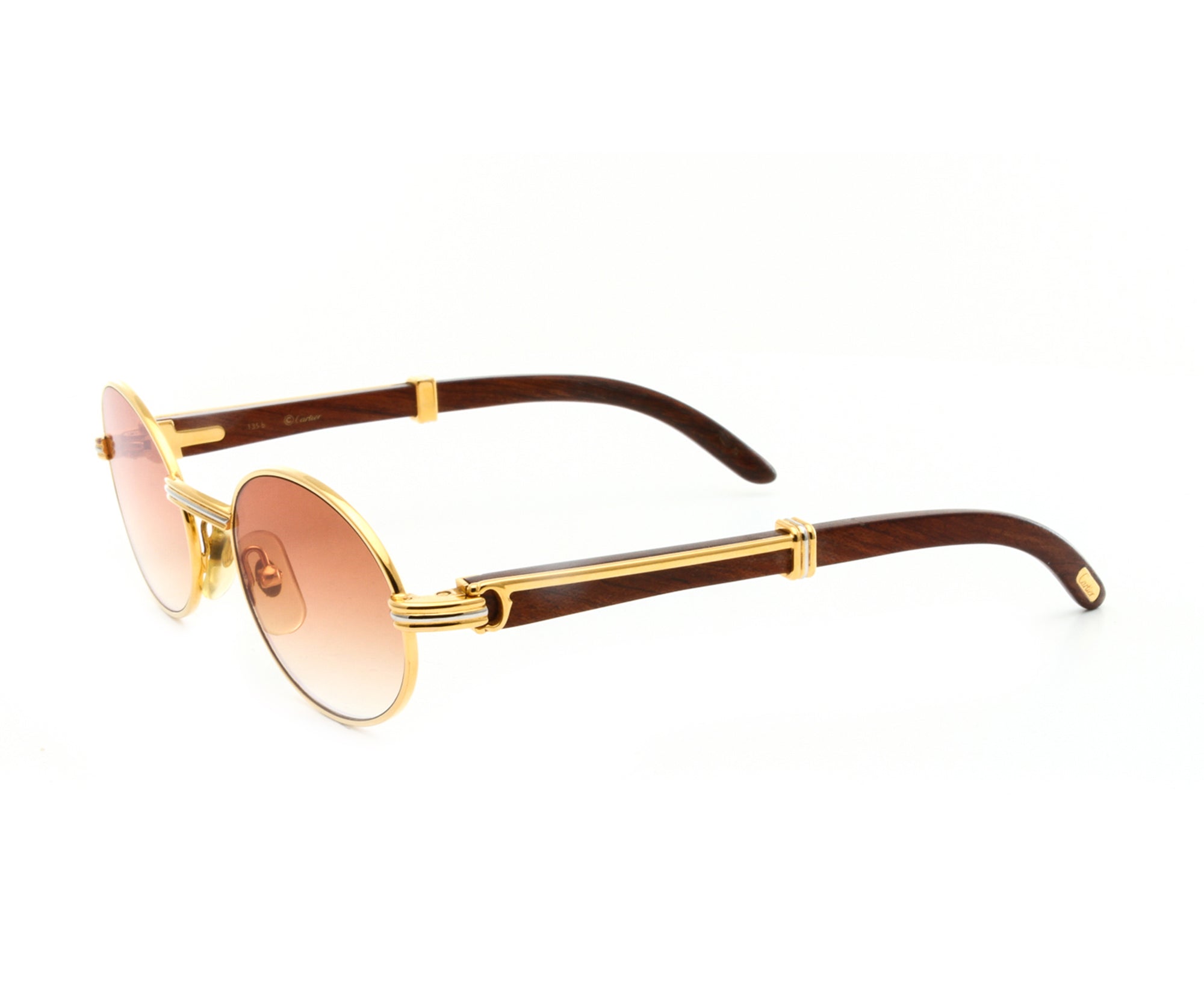 Cartier Giverny (Brown Flash Gold) – Vintage Frames Company