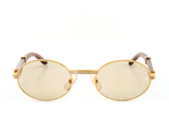 Cartier Giverny Vintage Gold Platinum Bubinga Wood Sunglasses Glasses  Frames | eBay