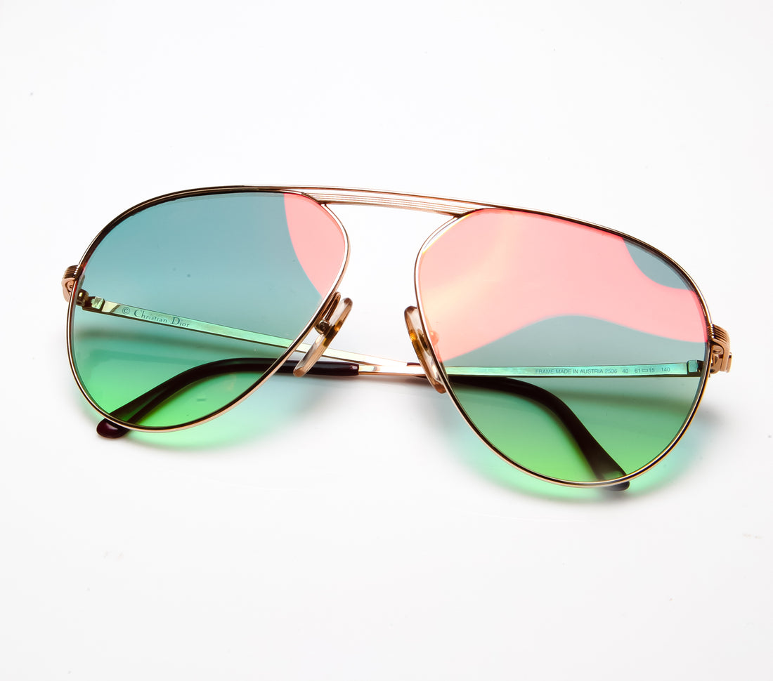 Christian Dior 2536 40 (Eggplant Lime Multi Flash Flat Lens) Thumbnail