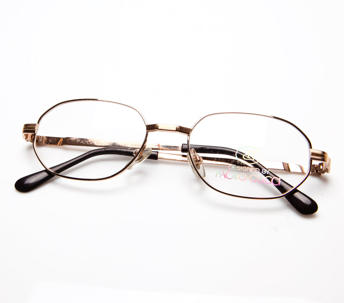 Paolo Gucci 8109 21k Gold Plated (Clear Lens)