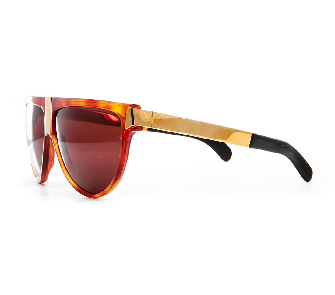 Lunettes Vintage Gianfranco Ferré GFF - Cadre Noir Et Or - Neuf Sans étiquette - Fabriqué En Italie