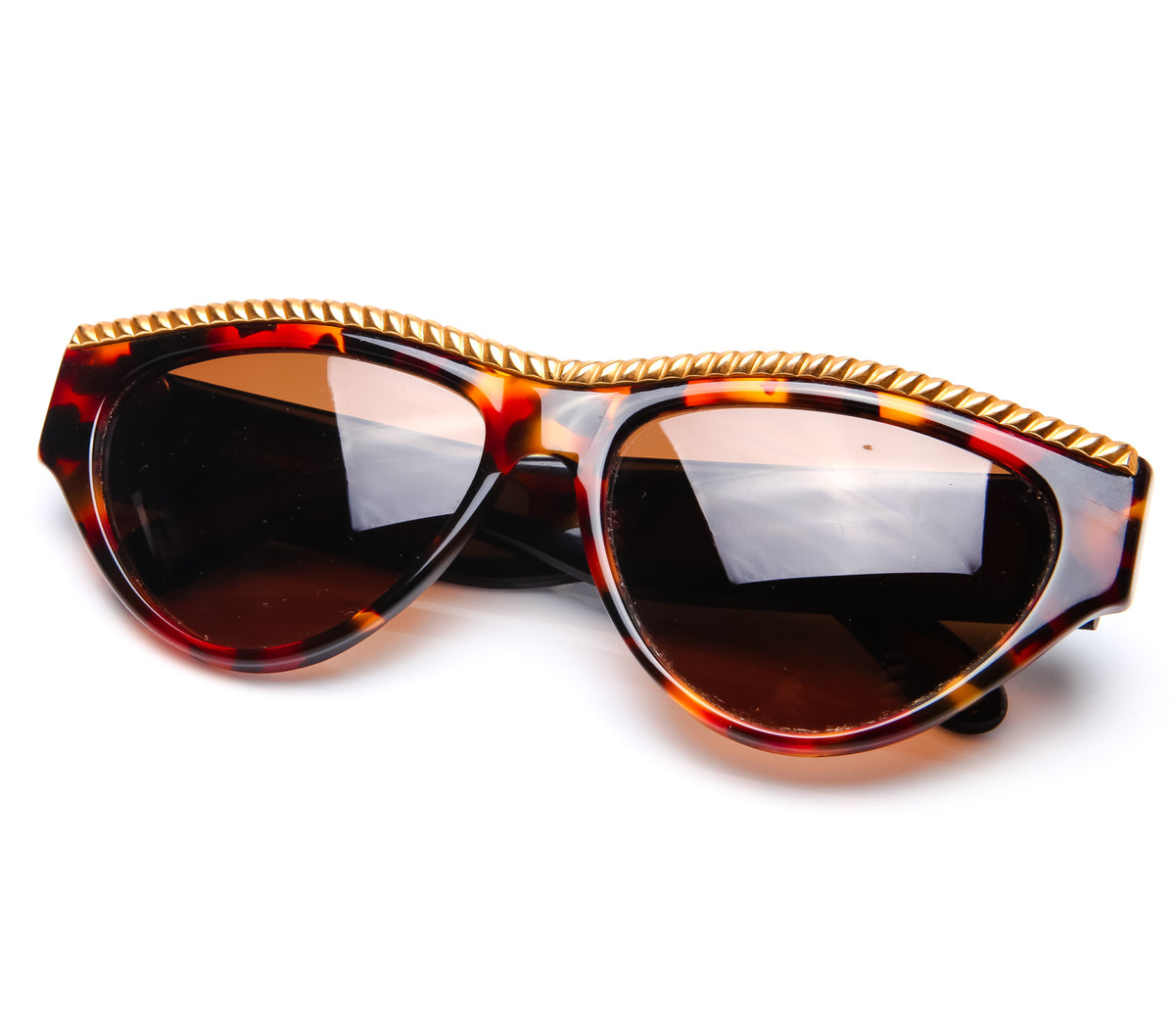 Vintage Guy Laroche Oversized Sunglasses, Brown Gradient‎ Ombre Lenses France Guy Laroche Vintage Sunglasses for sale | eBay main image 3