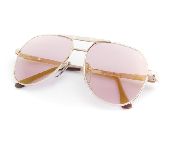 Hilton Eyewear Vintage Club 8 C.3 Sunglasses Shades 56x20mm FRAMES New NOS  Italy - GGV Eyewear