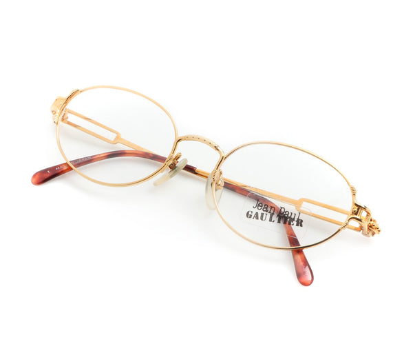 Bowie JEAN PAUL GAULTIER ゴルチエ 55-5108 金縁 Jean Paul Gaultier 55-5108 1 – Vintage Frames Company