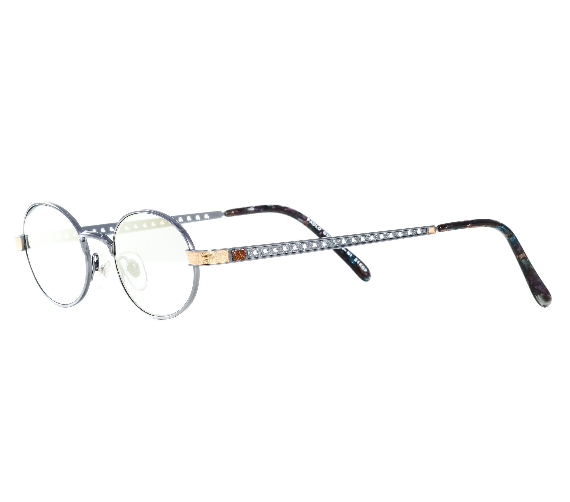 Paolo Gucci 7451 (Light Navy Gradient Flash Gold) – Vintage Frames Company