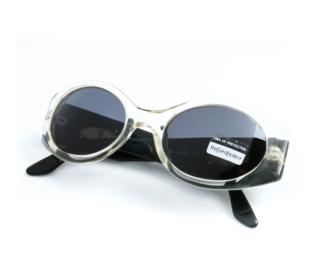 Yves Saint Laurent YSL 6004/S L41 Grey Translucent Sunglasses Italy 52-16 135 Saint Laurent SL M148 M (54 - 18) with Grey lenses and  main image 2