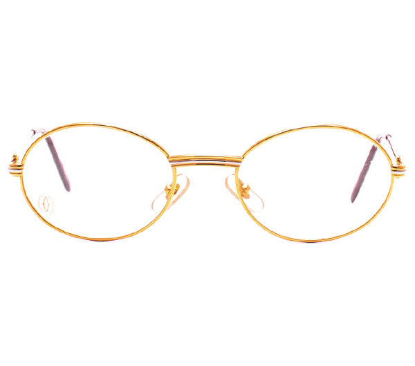 Cartier Saint Honore Gold Clear Lens